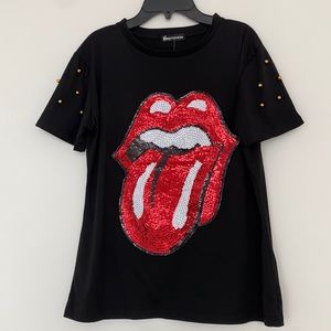 Rolling stone style top